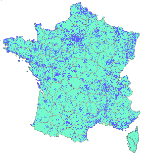 Etat des caches existantes en France - 2019