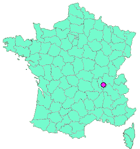 Localisation en France de la geocache YES, ONE MORE EVENT IN LYON or spring TBs' shower 