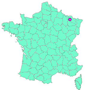Localisation en France de la geocache L'apéro de juillet