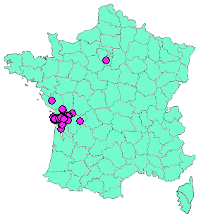 Localisation Geocaches placées par un Geocacheur