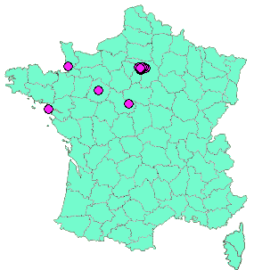 Localisation Geocaches placées par un Geocacheur