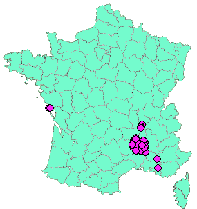 Localisation Geocaches placées par un Geocacheur