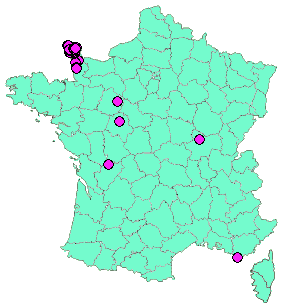 Localisation Geocaches placées par un Geocacheur