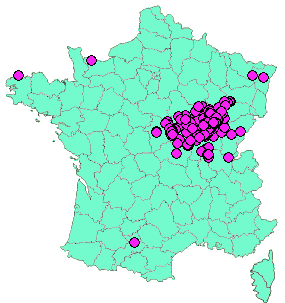 Localisation Geocaches placées par un Geocacheur