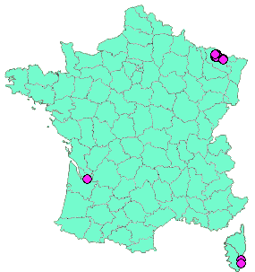 Localisation Geocaches placées par un Geocacheur