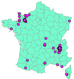 Localisation Geocaches placées par un Geocacheur