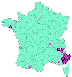 Localisation Geocaches placées par un Geocacheur