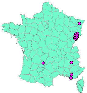 Localisation Geocaches placées par un Geocacheur