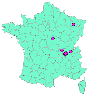 Localisation Geocaches placées par un Geocacheur