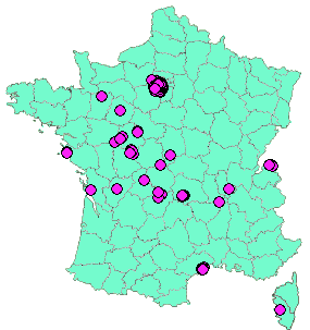 Localisation Geocaches placées par un Geocacheur