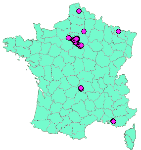 Localisation Geocaches placées par un Geocacheur