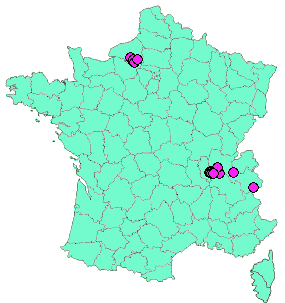 Localisation Geocaches placées par un Geocacheur