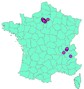 Localisation Geocaches placées par un Geocacheur