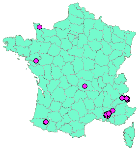 Localisation Geocaches placées par un Geocacheur