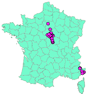 Localisation Geocaches placées par un Geocacheur