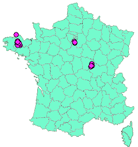 Localisation Geocaches placées par un Geocacheur