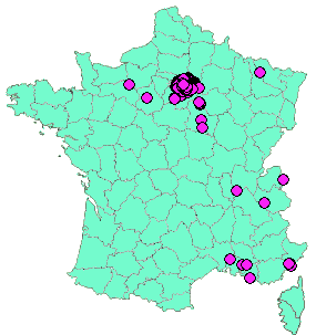 Localisation Geocaches placées par un Geocacheur