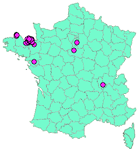 Localisation Geocaches placées par un Geocacheur