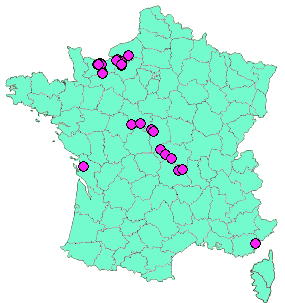 Localisation Geocaches placées par un Geocacheur