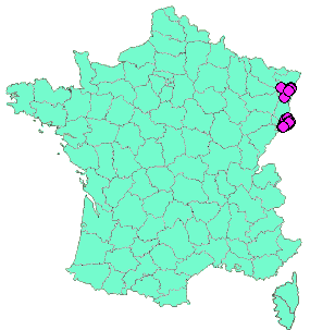 Localisation Geocaches placées par un Geocacheur