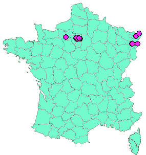 Localisation Geocaches placées par un Geocacheur