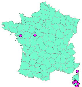 Localisation Geocaches placées par un Geocacheur