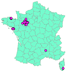 Localisation Geocaches placées par un Geocacheur