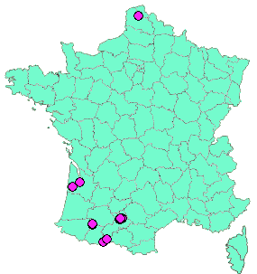 Localisation Geocaches placées par un Geocacheur