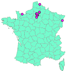 Localisation Geocaches placées par un Geocacheur