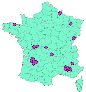 Localisation Geocaches placées par un Geocacheur