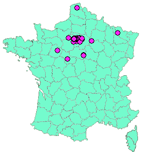 Localisation Geocaches placées par un Geocacheur