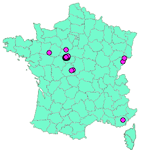 Localisation Geocaches placées par un Geocacheur