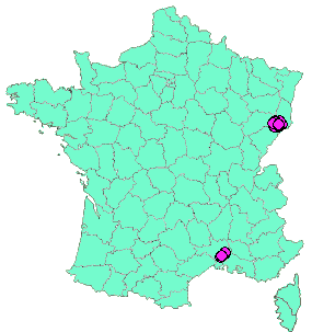 Localisation Geocaches placées par un Geocacheur