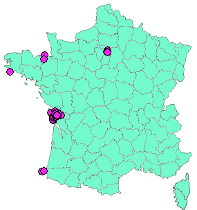 Localisation Geocaches placées par un Geocacheur