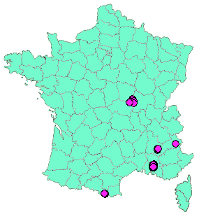 Localisation Geocaches placées par un Geocacheur