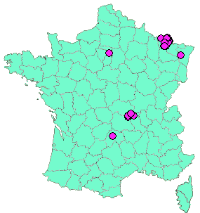 Localisation Geocaches placées par un Geocacheur