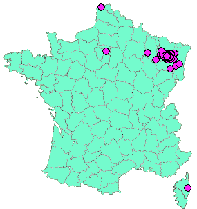 Localisation Geocaches placées par un Geocacheur