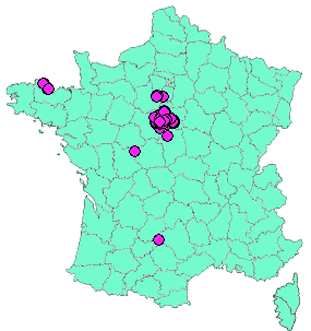 Localisation Geocaches placées par un Geocacheur