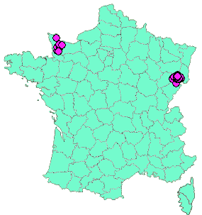 Localisation Geocaches placées par un Geocacheur