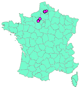 Localisation Geocaches placées par un Geocacheur