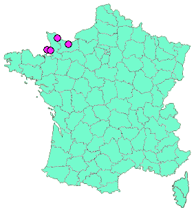 Localisation Geocaches placées par un Geocacheur