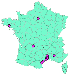 Localisation Geocaches placées par un Geocacheur