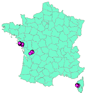 Localisation Geocaches placées par un Geocacheur