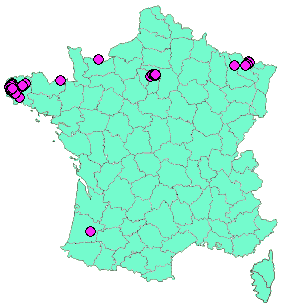 Localisation Geocaches placées par un Geocacheur