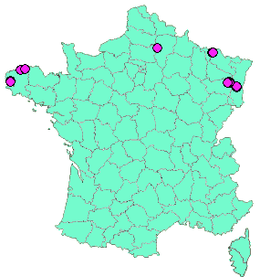 Localisation Geocaches placées par un Geocacheur