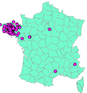 Localisation Geocaches placées par un Geocacheur