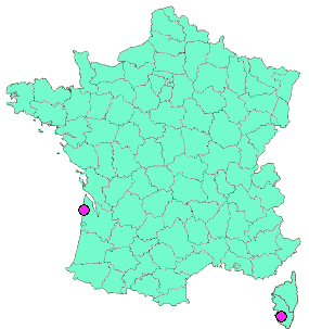 Localisation Geocaches placées par un Geocacheur