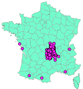 Localisation Geocaches placées par un Geocacheur