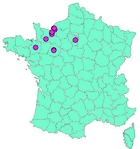 Localisation Geocaches placées par un Geocacheur