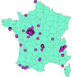 Localisation Geocaches placées par un Geocacheur